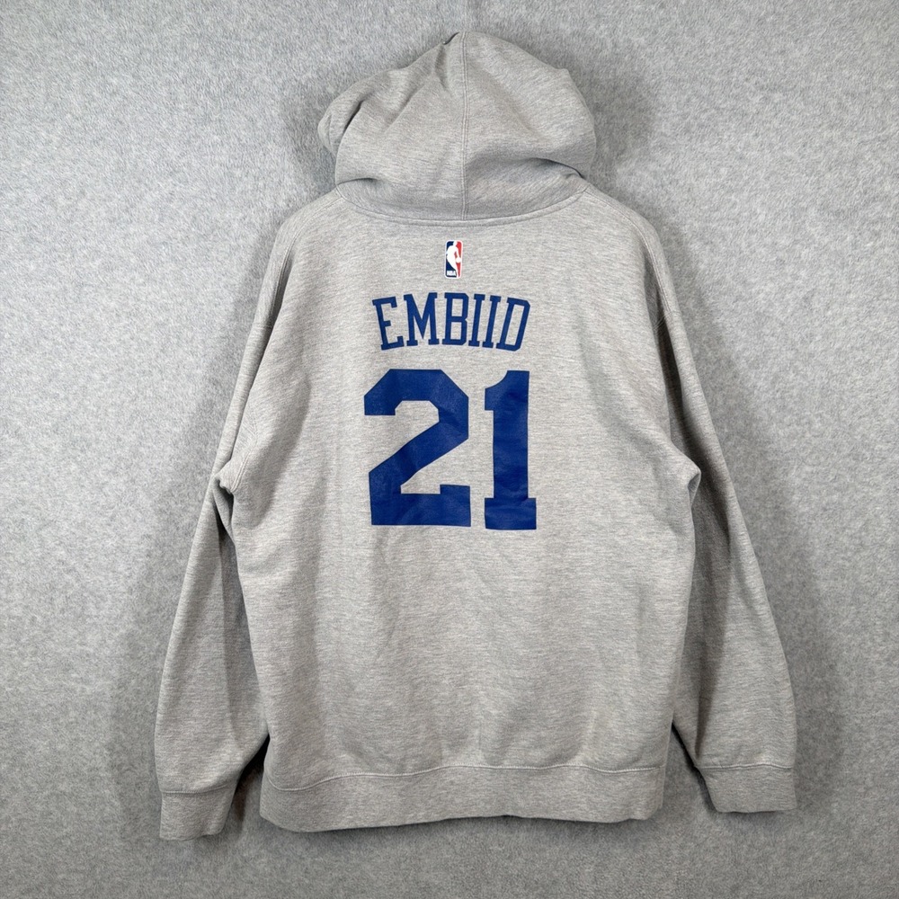 Adidas Joel Embiid Men's Large Uncle Ben Theme Sweatshirt Hoodie Good Condition